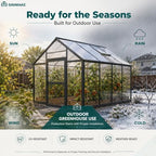 sinimaka 10-pack polycarbonate greenhouse panels, 4 x 2, package contents