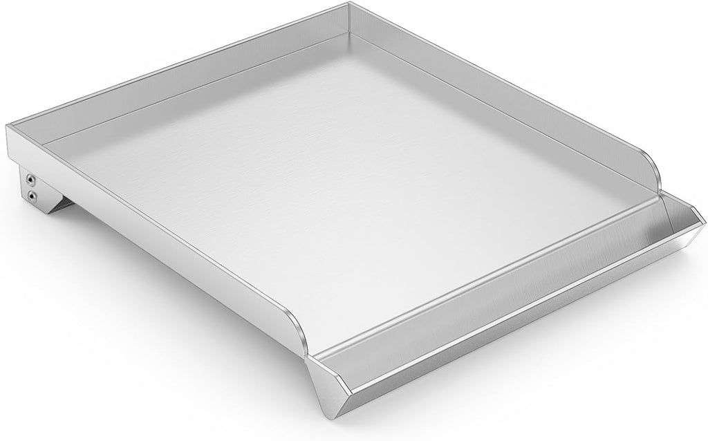 Stanbroil Stainless Steel Griddle for Gas Grill Side Burner, 11" x 13" | Universal Side Burner Cooking Surface, Flat Top Design, Fits Most Gas Grill Side Burners, Easy Cleanup