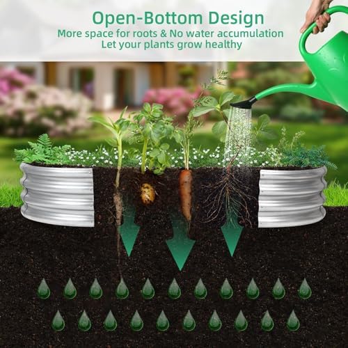 gartist 2 pcs 4×2×1 ft raised garden bed, package contents