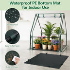mini greenhouse with waterproof pad, 36" x 36", side view