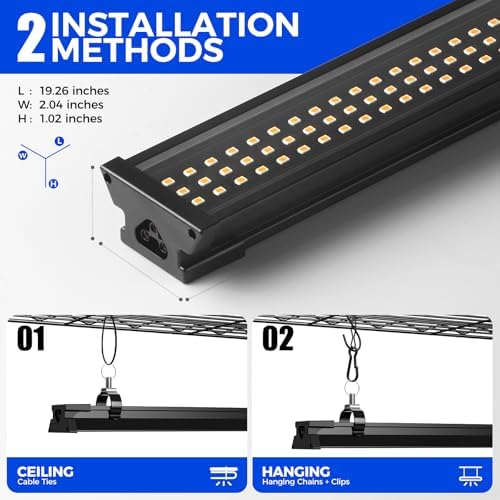 barrina cx91 plant stand with grow light, 5-tier, front angle view