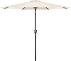 Simple Deluxe 9' Patio Umbrella Outdoor Table Market Yard Umbrella with Push Button Tilt/Crank