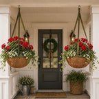 15 inch handmade coco fiber hanging basket 2, view 9