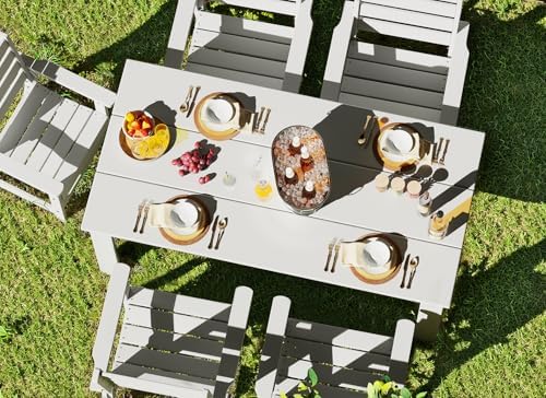 greenvines hdpe outdoor dining chairs set of 2, side view