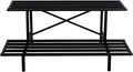 Zhongma 2 Tier Sturdy Metal Plant Stand Heavy Duty Plant Holder for Home Indoor and Outdoor,L45.67 x W17.5 x H14 inch, 440 LBS Capacity & Heavy Duty Construction …