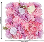 15"x 15" artificial flower wall panels,flower wall mat shown in use