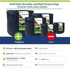 20 gallon thickened plant grow bags large (22x12, front angle view