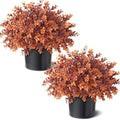 artificial fall boxwood topiary ball tree for front, main product view
