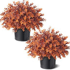 artificial fall boxwood topiary ball tree for front, main product view