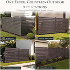 2 panel air conditioner fence, 42" h x, view 9