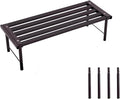 SBDSBD OUTEROOM Metal Plant Stand, Rust-proof Aluminum Flower Pot Stand, Plants Display Stands Decoration Racks for Living Room Balconies and Gardens (60 Ebony)