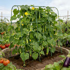 48x46 in u-shape cucumber trellis for climbing plants, close-up detail