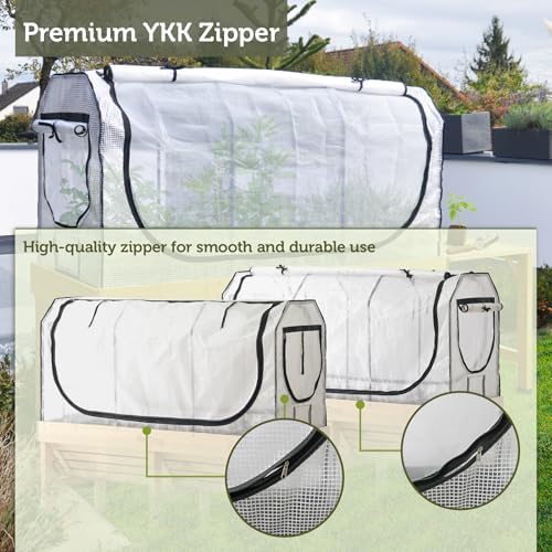 vegtrug greenhouse frame & multi-cover set for classic, view 9