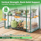 mini greenhouse for outdoors indoor: 27 x 19 showing dimensions