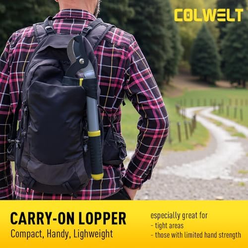 colwelt loppers hedge clippers garden shears 3pcs, 17’’, close-up detail
