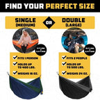 wise owl outfitters hammock for camping single hammocks shown in use