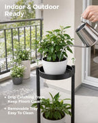 bamworld plant stand indoor outdoor 5 tier corner on a desk or shelf