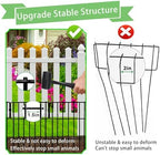 thrivinest animal barrier fence, 26 pack no dig, package contents