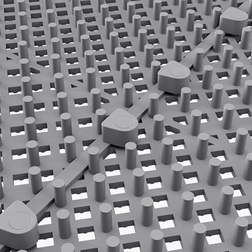 jocoevol 60-pcs interlocking tile, indoor/outdoor drainage interlocking floor, view 9