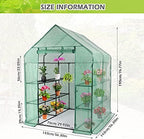 walk-in greenhouse - 3 tiers 8 shelves plant on a desk or shelf