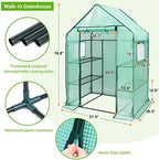 ohuhu greenhouse for outdoors with mesh side windows, package contents
