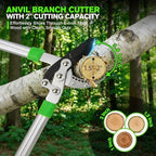 loppers for tree trimming heavy duty with compound, side view