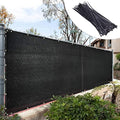 royal shade 6' x 50' black fence privacy, main product view