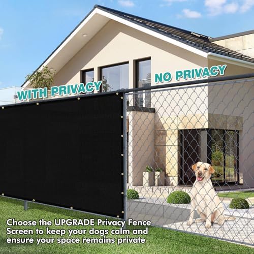 upgrade 0 4' x 5 0' privacy fence shown in use
