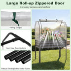 giantex raised garden bed with legs & greenhouse, package contents