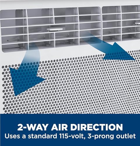 ge 5,000 btu digital window air conditioner for, close-up detail