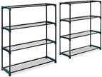 vonhaus greenhouse staging unit – shelving for greenhouse, front angle view