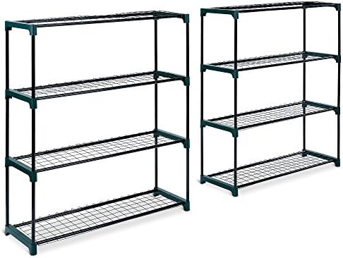 vonhaus greenhouse staging unit – shelving for greenhouse, front angle view