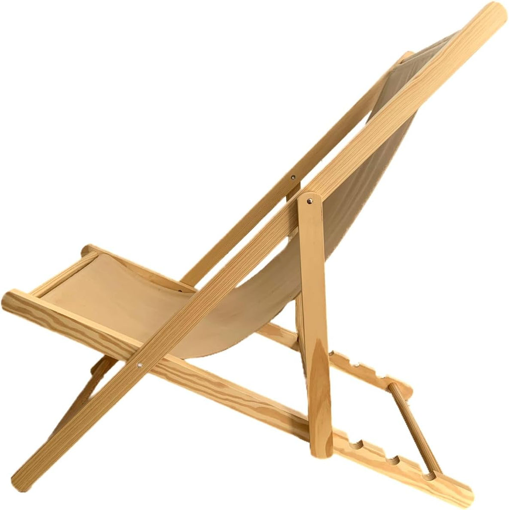 TBACW Chair Replacement Canvas, Beige, 47.24x17.32in, 220lbs Capacity-Only Cloth for Patio Lounge Beach Reclining Sling Chair | 47" x 17" Size, Beach Sling Fabric, Indoor Outdoor Use, No Wooden Frame Needed