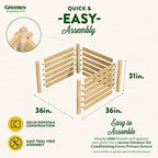 greenes fence premium cedar outdoor air conditioning cover, side view