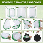 gilprop 2 pack mesh plant covers 24 x on a desk or shelf