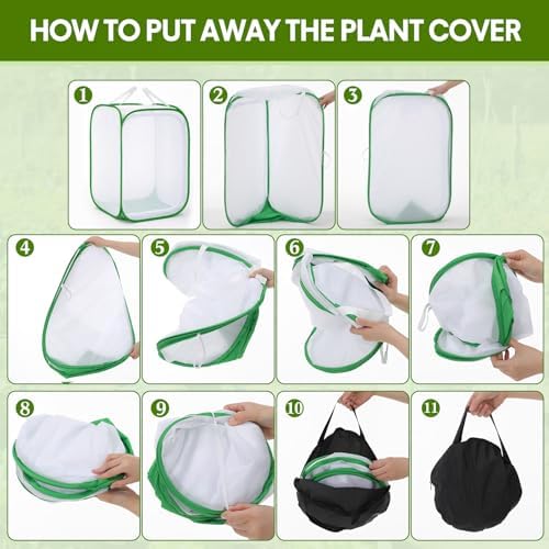 gilprop 2 pack mesh plant covers 24 x on a desk or shelf