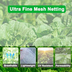 large fruit tree netting with drawstring and zipper, view 9
