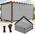 90% sun shade cloth with gromments, 0 8', main product view