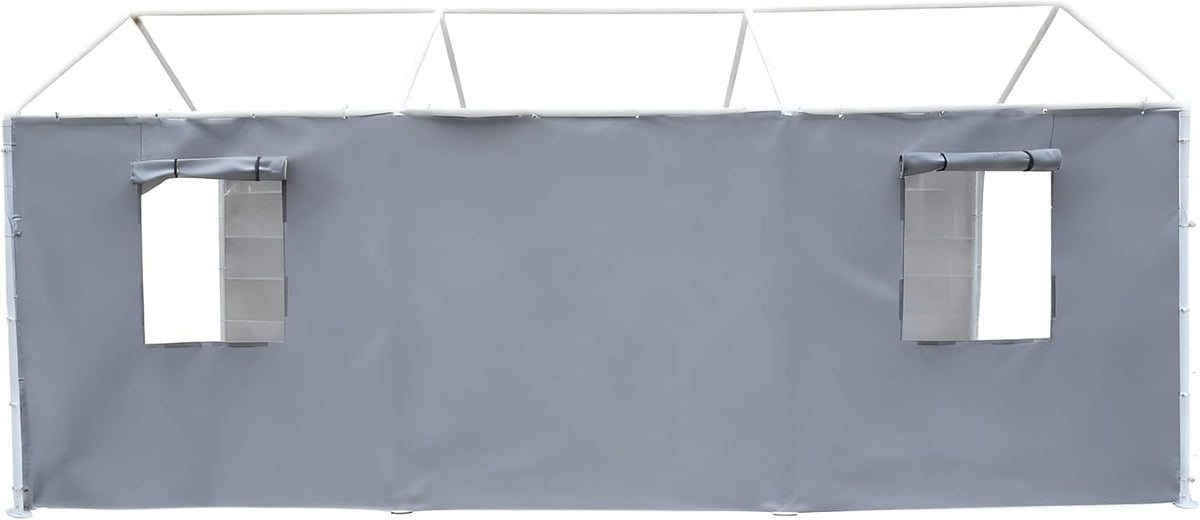 rutile 10x20 carport replacement sidewall, 180g pe waterproof, main product view