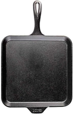 Lodge Seasoned Cast Iron Square Griddle - 11 Inches - Durable Pan - Cast Iron Cookware for Pancakes, Eggs, Bacon & Grilling Favorites (Pack of 3)
