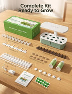 letpot lph-air hydroponics growing system kits, app &, front angle view