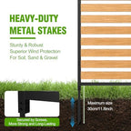 metal air conditioner fence 1 panels - 40.27", side view