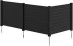 giantex no-dig air conditioner fence, 3 panels, 48''w, main product view