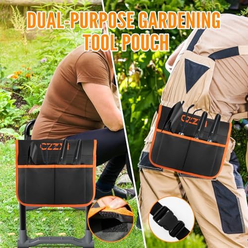 czzxi garden kneeler and seat, wider and thicker, package contents