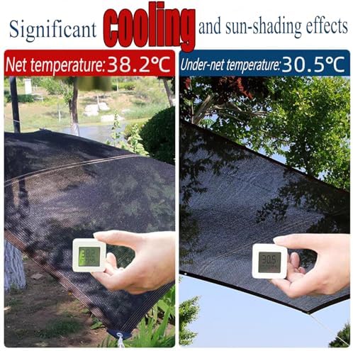 90% shade cloth for garden durable mesh tarp showing dimensions