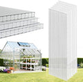 evereco 6 pcs greenhouse panel, 8'ft x 2'ft, main product view
