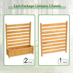 gdlf air conditioner fence, outdoor wood ac unit, package contents