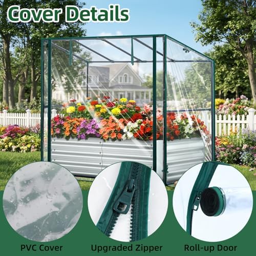 ohuhu 4x2x1 ft raised garden bed outdoor with, package contents