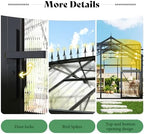 amerlife 16.8 x 12 x 7-ft t-shaped walk-in, front angle view