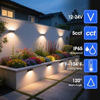 energetic 5cct low voltage led outdoor step lights, side view